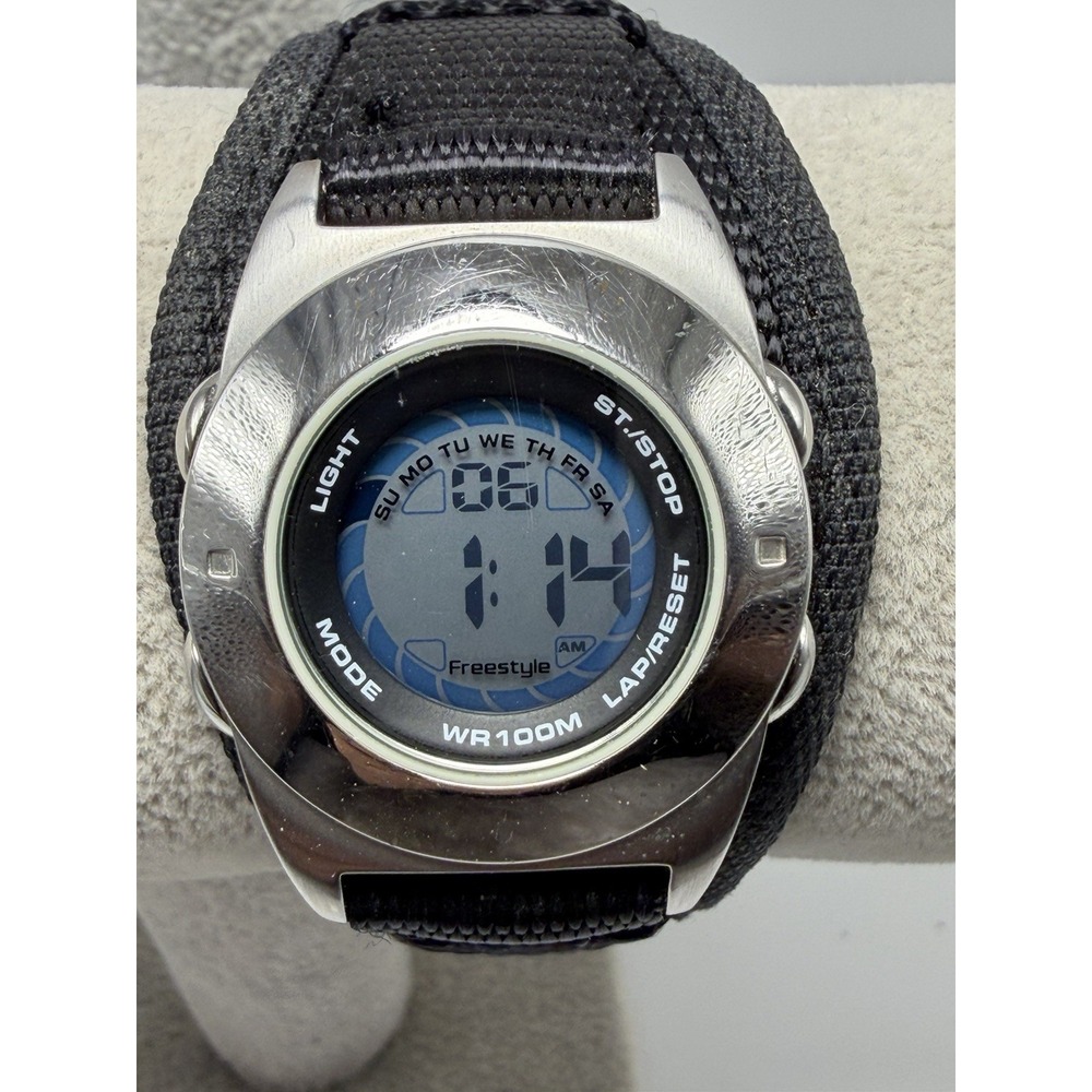 Freestyle 308 New Battery Digital Watch 30MM 7" Black Nylon Band